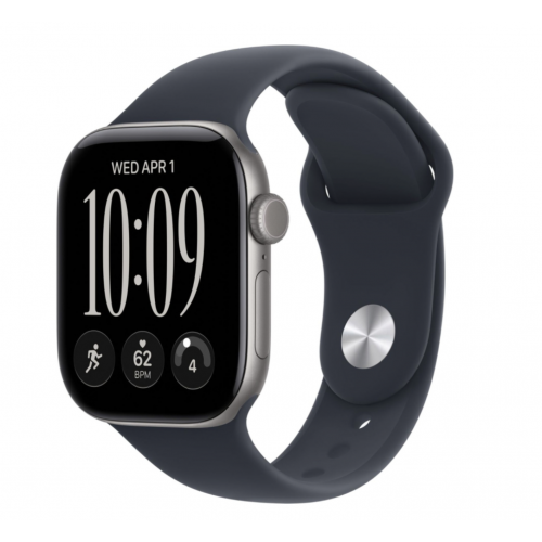 Apple Watch Series 12 42 mm Space Gray Aluminum, Sport Band (Navy Blue)